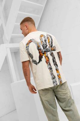 Off The Pitch Smoke Regular Fit T-Shirt Heren Gebroken Wit - Maat XS - Kleur: Gebroken Wit | Soccerfanshop