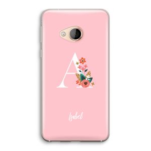 Pink Bouquet: HTC U Play Transparant Hoesje
