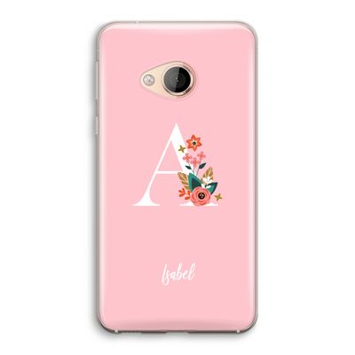 Pink Bouquet: HTC U Play Transparant Hoesje