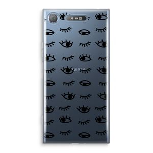 Eye pattern #2: Sony Xperia XZ1 Transparant Hoesje