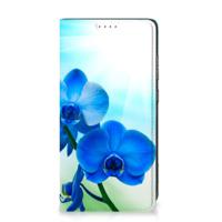 Samsung Galaxy A52 Smart Cover Orchidee Blauw - Cadeau voor je Moeder