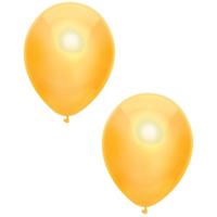 Feest ballonnen - metallic geel - 10x stuks - 30 cm - verjaardag versiering Feest ballonnen - metallic geel - 10x stuks - 30 cm - verjaardag versiering