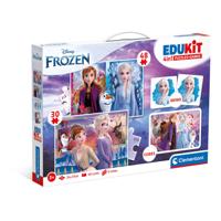 Clementoni Edukit Disney Frozen 4-in-1 puzzel- + spellenset