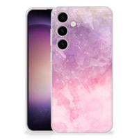 Smartphone hoesje Samsung Galaxy S24 Pink Purple Paint