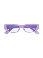 Versace Kids lunettes de soleil à monture rectangulaire - Violet - thumbnail