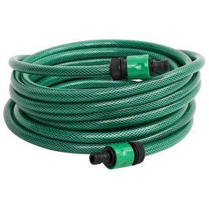 vidaXL Zwembadslang 100 m PVC groen