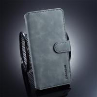 Dg. MING retro olie kant horizontale Flip beschermende case voor Huawei P30 Pro met houder & kaartsleuven & portemonnee (grijs)