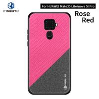 PINWUYO Honors-serie schokbestendige PC + TPU beschermende case voor Huawei Nova 5i Pro/mate 30 Lite (rood)