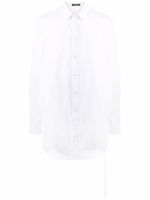 Ann Demeulemeester chemise longue à boutonnière - Blanc