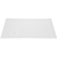 Excellent Houseware Badmat - antislip - ivoor wit - 69 x 39 cm   -