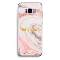 Feminist: Samsung Galaxy S8 Plus Transparant Hoesje