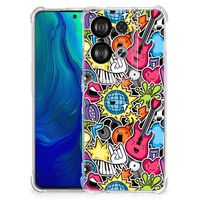 OPPO Reno8 Anti Shock Bumper Case Punk Rock