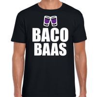 Drank t-shirt baco baas zwart voor heren - Drank t-shirt - thumbnail