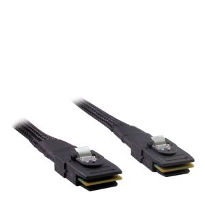 Inter-Tech 88885238 Serial Attached SCSI (SAS)-kabel 0,5 m Zwart