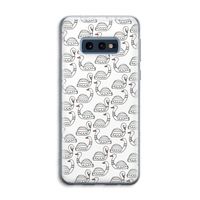 Zwanen: Samsung Galaxy S10e Transparant Hoesje