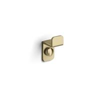 Clou Fold enkele haak goud geborsteld PVD CL/09.04063.82 Clou Fold enkele haak goud geborsteld PVD CL/09.04063.82