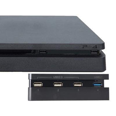 2 stuks PS4 slim uit te breiden USB-adapter accessoires voor Play Station 4 Slim console USB-HUB 3 0 hoge snelheid