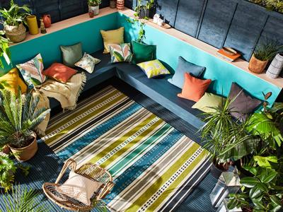 Scion - Rivi-Kiwi outdoor 426908 - 140x200 cm Vloerkleed