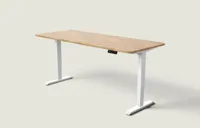 Desktronic HomePro bureau Wit / Massief Eiken / 200x80 cm Desktronic HomePro bureau Wit / Massief Eiken / 200x80 cm