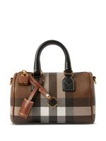 Burberry mini sac fourre-tout Check - Marron - thumbnail