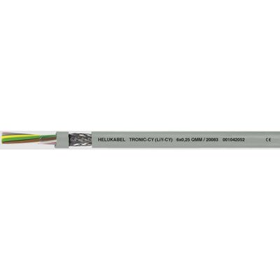 HELU 16030-1000 Datakabel LiYCY 6 x 0.75 mm² Grijs 1000 m
