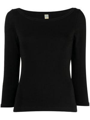 FLORE FLORE t-shirt en coton à manches longues - Noir