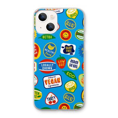 Fruitsticker: iPhone 13 mini Transparant Hoesje