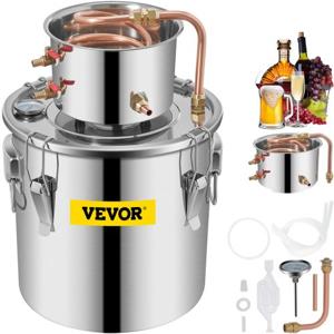 VEVOR Alcohol Distilleerder Distiller 11,4L Thuis Wijn Distilleerder Pomp