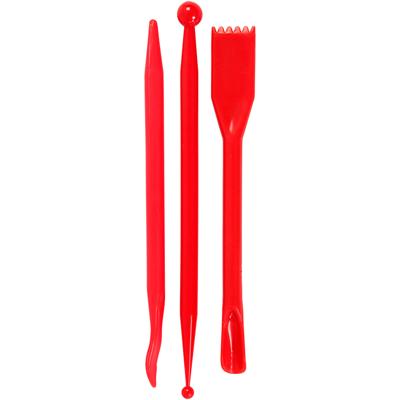 Creativ Company Boetseerstaafjes, l: 14,5 cm, rood, 3 stuk/ 1 doos