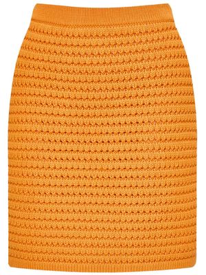 12 STOREEZ Gebreide mini-rok - Oranje 12 STOREEZ Gebreide mini-rok - Oranje