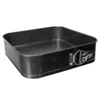 5five Taarten bakvorm/springvorm - metaal - zwart - 26 cm - 4L