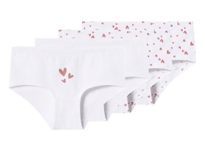 lupilu Set van 4 kinder onderbroeken (Wit, 110/116)