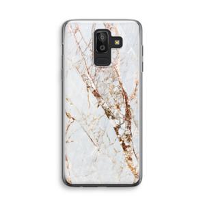 Goud marmer: Samsung Galaxy J8 (2018) Transparant Hoesje