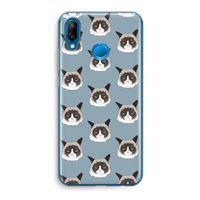 It's a Purrr Case: Huawei P20 Lite Transparant Hoesje