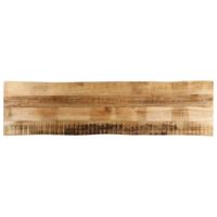 Tafelblad met natuurlijke rand 160x40x2,5 cm massief mangohout