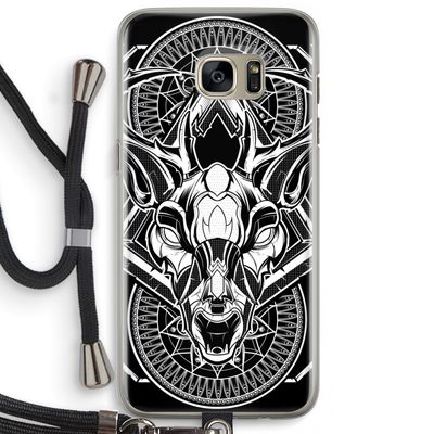 Oh Deer: Samsung Galaxy S7 Edge Transparant Hoesje met koord