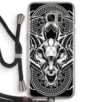 Oh Deer: Samsung Galaxy S7 Edge Transparant Hoesje met koord