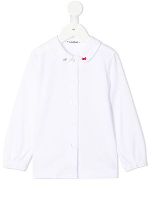 familiar chemise à col claudine - Blanc