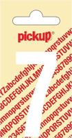 Plakcijfer Nobel Sticker witte cijfer 7 Pickup - Pickup