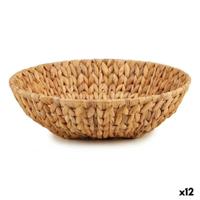 Middenstuk Gift Decor SF29097S SF29097S Bruin Metaal Waterhyacint 34 x 9 x 34 cm (12 Stuks)