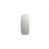 INK SP30 spiegel - 50x4x100cm contour in stalen kader incl indir LED - verwarming - color changing - dimbaar en schakelaar - mat wit 8409751
