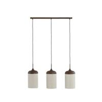 Light & Living Hanglamp Dania - Bruin|Crème - 90x22x32cm - 3L - thumbnail