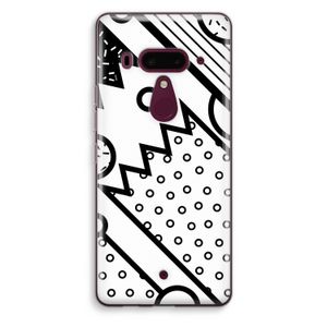 Pop Art #4: HTC U12+ Transparant Hoesje