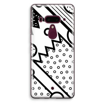 Pop Art #4: HTC U12+ Transparant Hoesje