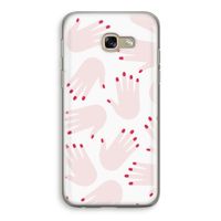 Hands pink: Samsung Galaxy A5 (2017) Transparant Hoesje