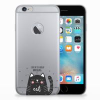 Apple iPhone 6 Plus | 6s Plus Telefoonhoesje met Naam Cat Good Day