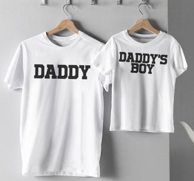 Vaders en zonen tshirts Papa en papa's jongen