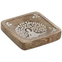 Valet Tray Home ESPRIT Wit Natuurlijk