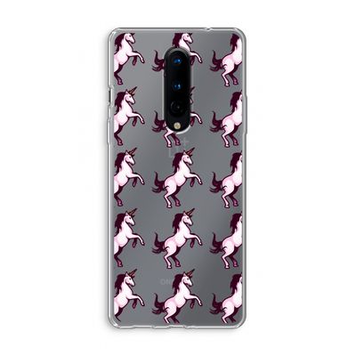 Musketon Unicorn: OnePlus 8 Transparant Hoesje