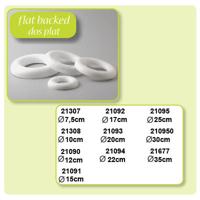 Vaessen Creative • piepschuim ring halfplat ø7,5cm